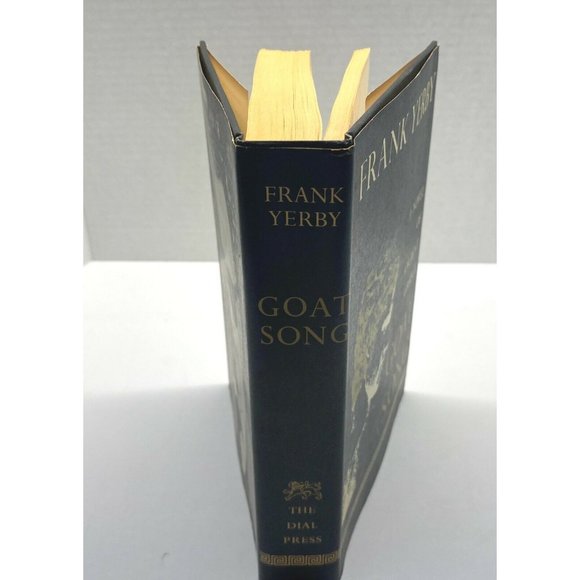 Goat Song by Frank Yarby Ancient Greece Novel HCDJ 1967 Book Club Edition - Picture 12 of 12